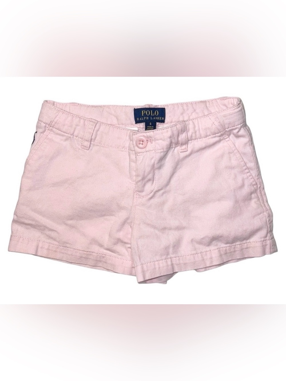 Polo Ralph Lauren Shorts Children’s Size 6 Pink Casual Classic Chino